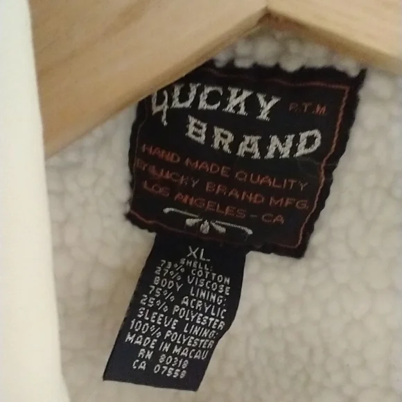 Lucky Brand Women's Sherpa Lined Button Up Jacket White Size XL - Picture 2 of 11